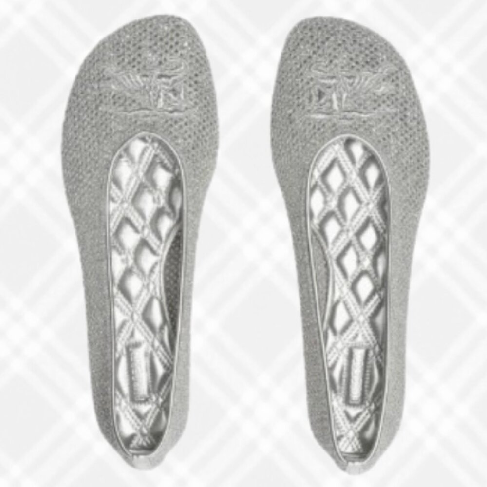 BURBERRY Mesh Ballerina Flat Size 37 - Picture 1 of 14